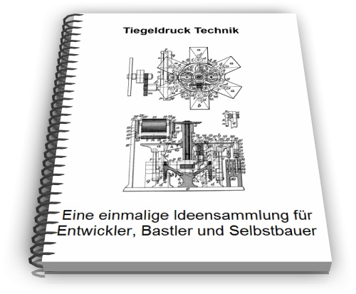 Tiegeldruckpresse Technik